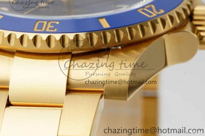 MiroTime 0220 EasyMatch Submariner 116618 LB Blue Ceramic YG Plated 904L Steel Clean 1:1 Best Edition VR 2092